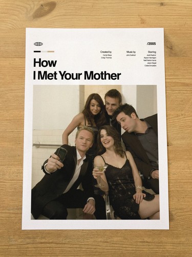 Poster how met your mother - how,