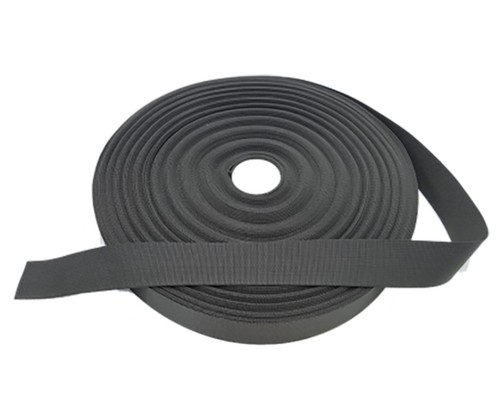Met grey 38mm webbing - grey,
